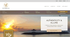 Desktop Screenshot of preferencehotels.com